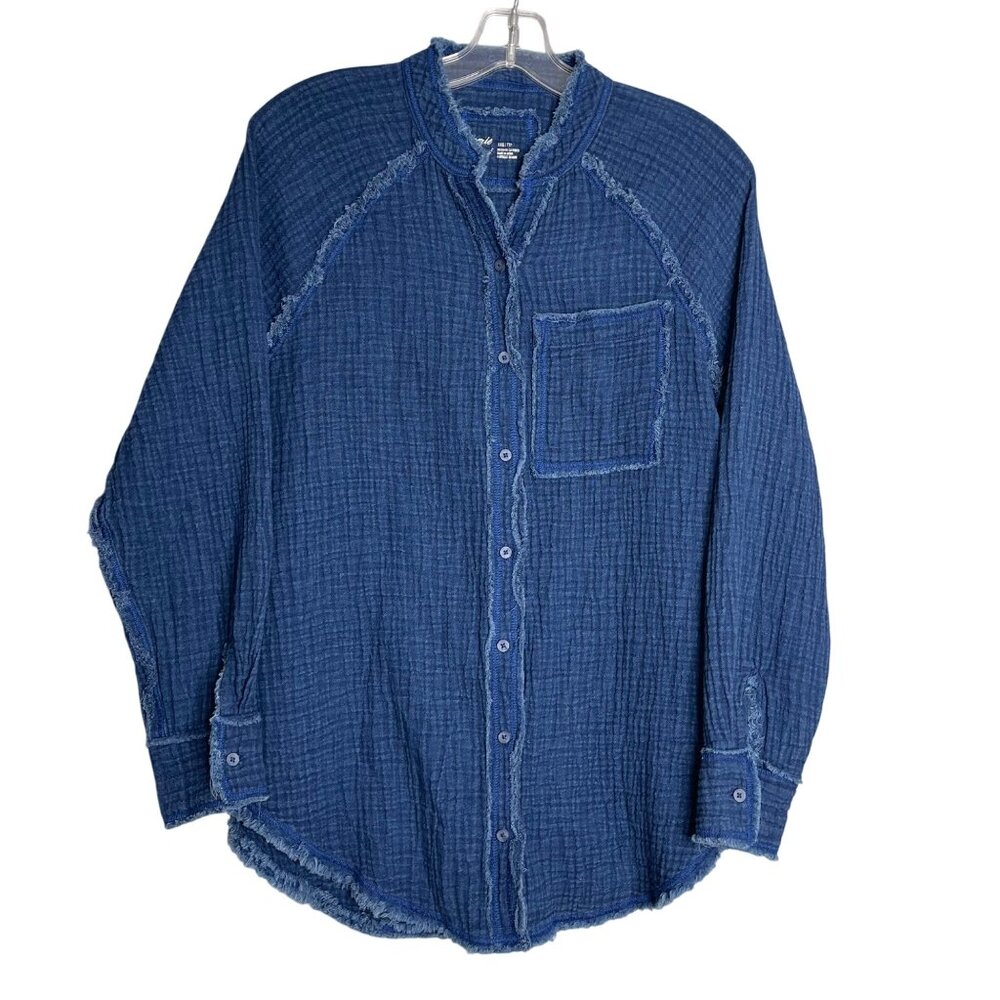 Aerie Blue Button Down Shirt